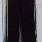 Girls Nike Athletic Black & White Pants Medium 10 / 12 Elastic & Drawstring