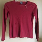 The Children's Place Maroon Knit Top Large 10/12