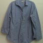 Paradox Blue Purple Light Periwinkle Princess Seams Button Down Blouse Size 22