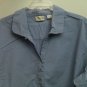 Paradox Blue Purple Light Periwinkle Princess Seams Button Down Blouse Size 22