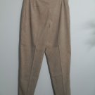 Coldwater Creek Beige / Tan Dress Pant Size 16 Permanent Front Seam No Pockets