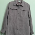 Alfred Dunner Women 12 Light Lavender Waist Belt Dress Suit Jacket Retro/Vintage