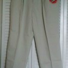 Chic Misses 12 Average Beige Wrinkle Resistant No Iron Casual Dress Pant