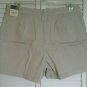 St. John's Bay 16 Cotton Stretch Casual Dress Shorts Front Angled & Coin Pockets