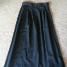 Joan Walters Black Side Button Down Elastic Back Waist Polyester Rayon Size 16