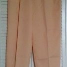 Lord Isaacs 13 / 14 Polyester Cotton Peach Color Belted Casual Dress Career Pant