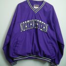 Northwestern College Purple Pullover Wind Shirt Nice Inside Lining Team Edition