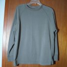 Sonoma Life + Style Grayish Green Outward Stitching Tagless Mens Large Pullover