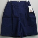 Retro Vintage Wilson Tiara Size 12 Navy Blue Swiss Dot Golf Shorts w/ Pockets
