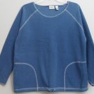Spa by Chico's Pullover w/ Pockets & Drawstring Hem Size 1 = ( Small / Size 8 )
