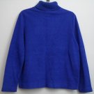 St. John's Bay Pullover Fleece Sweater Petite Large Long Sleeve Turtle Neck