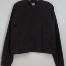 Nike Athletic French Terry Stretch Warm-Up Jacket Front Full Zip 2 Pocket 12-14