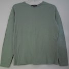 Genuine Sonoma Jean Company Long Sleeve Green Thermal Knit Top sz Medium NiceFit
