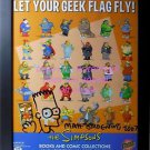 MATT GROENING SIGNED 2007 SDCC SIMPSONS Comic book Guy 16x20 Print PSA/DNA