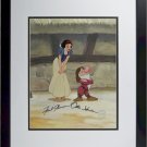 Disney Sericel Snow White Grumpy Cel Signed Frank Thomas Ollie NEW Frame 1992
