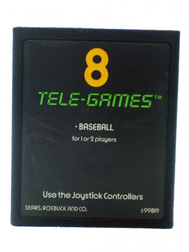 BASEBALL - TELE GAMES (Atari 2600) Cartridge Only
