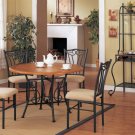 Round Wooden Top Dining Set - FREE DELIVERY IN SOUTHERN CALIFORNIA