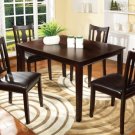 Northvale I Espresso Finish 5pc Dining Set - FREE DELIVERY IN SOUTHERN CALIFORNIA