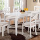 White Finish 7pc Dining Set - FREE DELIVERY IN SOUTHERN CALIFORNIA