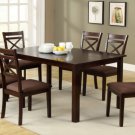 Weston III Espresso Finish 7 Pc. Dining Set - FREE DELIVERY IN SOUTHERN CALIFORNIA