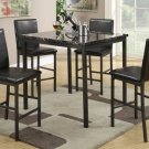 Square Faux Marble 5pc Counter Height Dining Set - FREE DELIVERY IN SOUTHERN CALIFORNIA