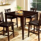 Northvale II Espresso Finish 5pc Counter Height Dining Set - FREE DELIVERY IN SOUTHERN CALIFORNIA