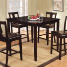 Bridle II Espresso Finish 5pc Counter Height Dining Set - FREE DELIVERY IN SOUTHERN CALIFORNIA