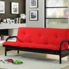 Black Metal Futon Frame w/ Mattress - FREE DELIVERY IN SOUTHERN CALIFORNIA