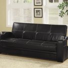 Faux Leather Convertible Sofa w/ Storage & Cup Holders - FREE DELIVERY IN SOUTHERN CALIFORNIA