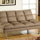 Saratoga Pink, Espresso, or Light Brown Futon Sofa - FREE DELIVERY IN SOUTHERN CALIFORNIA