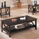 Dark Brown 3pc Coffee Table Set - FREE DELIVERY IN SOUTHERN CALIFORNIA