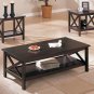 Dark Brown 3pc Coffee Table Set - FREE DELIVERY IN SOUTHERN CALIFORNIA