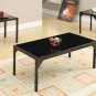 Dark Smoked Tempered Glass Top 3pc Coffee Table Set - FREE DELIVERY IN SOUTHERN CALIFORNIA