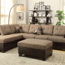 Reversible Sectional Sofa w/ Ottoman Available in 4 Colors - FREE DELIVERY IN SOUTHERN CALIFORNIA