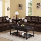 Espresso, Gray, or Burgundy Bonded Leather Sofa & Love Seat - FREE DELIVERY IN SOUTHERN CALIFORNIA
