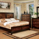 Patra Acacia & Walnut Finish Bed - FREE DELIVERY IN SOUTHERN CALIFORNIA