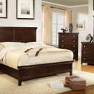 Spruce Transitional Style Brown Cherry Finish Bed - FREE DELIVERY IN SOUTHERN CALIFORNIA