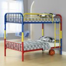 Multi-Colored Twin/Twin Convertible Bunk Bed - FREE DELIVERY IN SOUTHERN CALIFORNIA