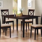Rich Dark Cappuccino or Warm Medium Walnut Finish Dining Set  - FREE DELIVERY IN CALIFORNIA