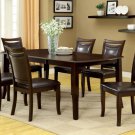 Woodside Dark Cherry Finish 7pc Dining Set - FREE DELIVERY IN SOUTHERN CALIFORNIA