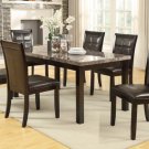 7pc Dining Set w/ Padded, Button Tufted Leatherette Back, or Parson Chairs - FREE DELIVERY IN CA