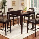 Wrangler II Espresso Finish 5pc Counter Height Dining Set  - FREE DELIVERY IN SOUTHERN CALIFORNIA