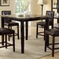 Marble Table Top 5pc Dining Set w/ Tufted Button or Keyhole Back Chairs - FREE DELIVERY IN CA