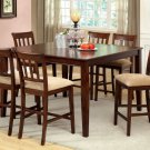 Plainville II Brown Cherry Finish 7pc Dining Set - FREE DELIVERY IN SOUTHERN CALIFORNIA