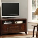 Sterling Dark Cherry Finish Corner TV Console - FREE DELIVERY IN SOUTHERN CALIFORNIA