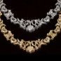 Genuine 10kt Gold Plate Teddy Bear I Love You Name Necklace 15mm TBJS-CN36