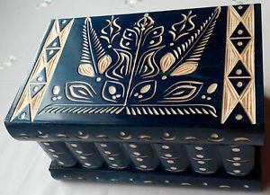 Big wooden magic puzzle secret surprise tricky beautiful handcarved jewelry box