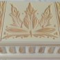 Beautiful handcarved wooden puzzle magic jewelry hidden drawer box with mirror