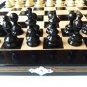 New handmade hazel wood chess piece,beech wood chessboard box wooden chess set