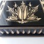 New big huge black wood treasure pirate mystery jewelry secret magic puzzle box